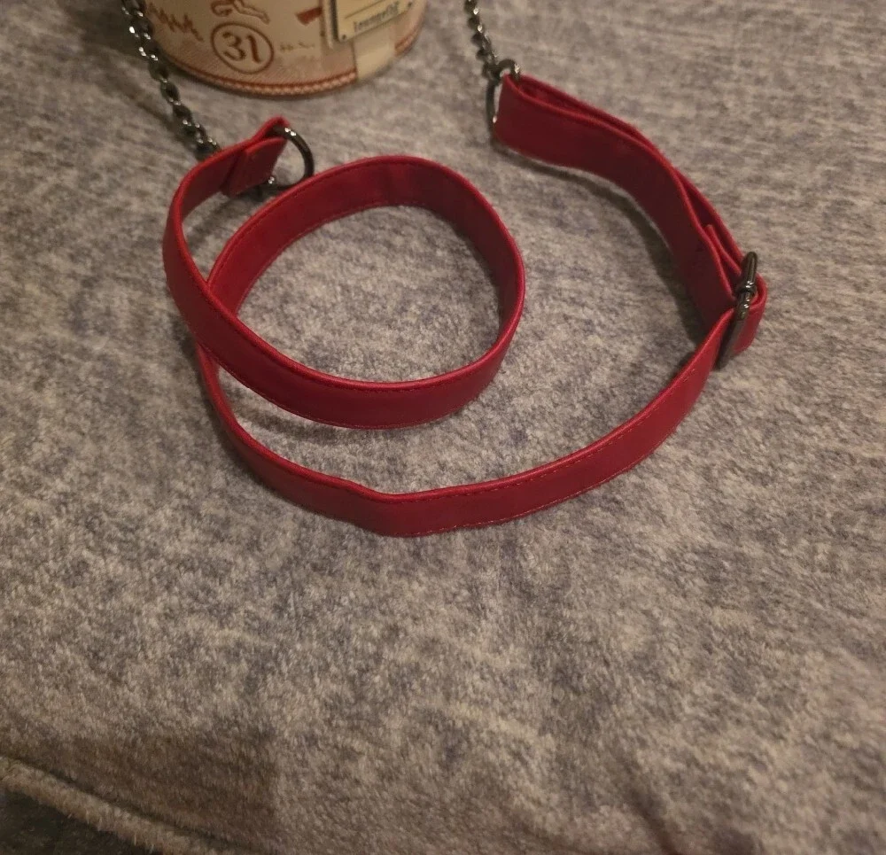 Loungefly HTF Black Flame Candle Cream and Red Disney Novelty Crossbody NWOT